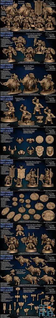 Battle Yak Miniatures June 2021 – 3D Print