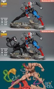 Venom Take Over Spider-Man – 3D Print