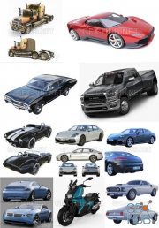Car 3D Models Bundle December 2019