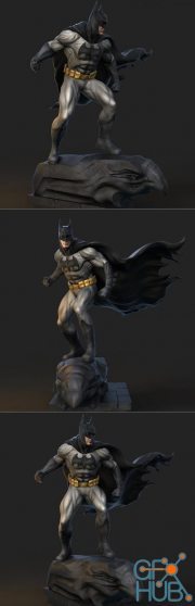 Batman on a roof – 3D Print