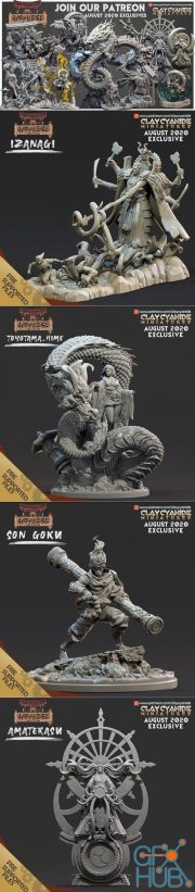 Clay Cyanide Miniatures August 2020 – 3D Print