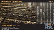 ArtStation Marketplace – 50-Ornament Trim Brush