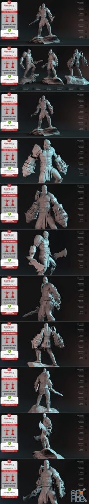 God of War Kratos – 3D Print