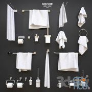 Grohe Bathroom Accessories (max 2011 Vray, fbx)