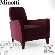 DENNY armchair by Minotti