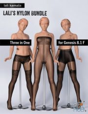 Daz3D, Poser: Lali's Nylon Bundle 3 in 1