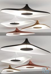 Luceplan Soleil Noir by Studio Odile Decq Ceiling Light