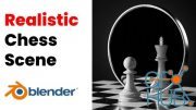 Blender Easy Realistic Chess Cinematic Render
