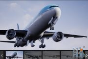 Unreal Engine Marketplace – Commercial Long-Range Aircraft