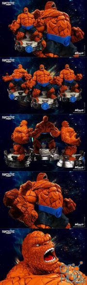 Wicked - Marvel The Thing Sculpture – 3D Print