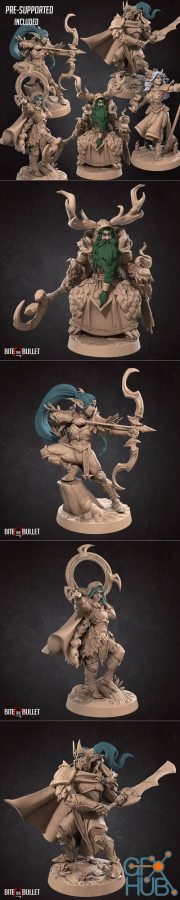 Bite the Bullet - Night Elves Pack – 3D Print