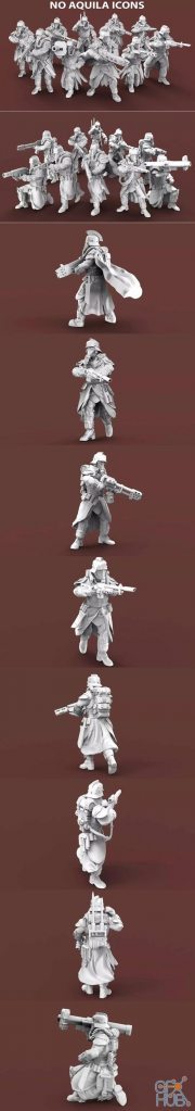 The Expendable Brigade - Ranged Infantry – 3D Print
