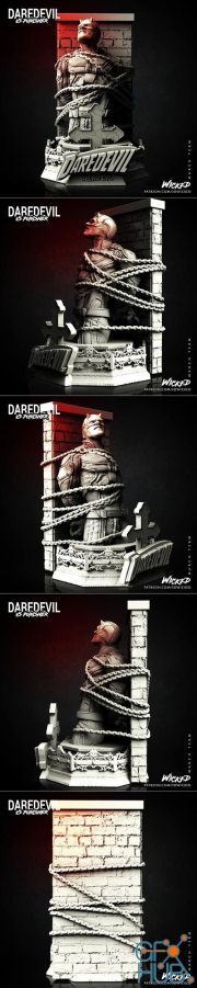 Wicked - Marvel Netflix Daredevil Bust – 3D Print