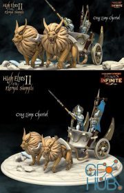 Crag Lion Chariot – 3D Print