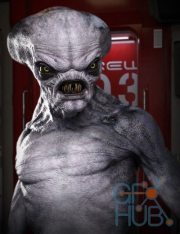Crypto Alien HD For Genesis 8 Male