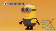 Learn how to Create A Minion From Despicable ME inside Blender