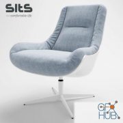 Sits Lovebird modern armchair