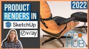 Vray For SketchUp - Create Realistic Product Visuals - Studio lighting Setup, Product Renders, 3D