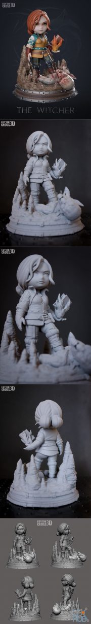 Triss Chibi – 3D Print