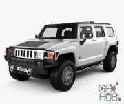 Hummer H3 2010 Hum 3D car