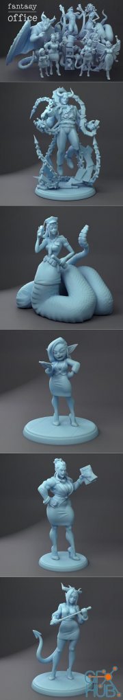 Twin Goddess Miniatures March 2022 – 3D Print