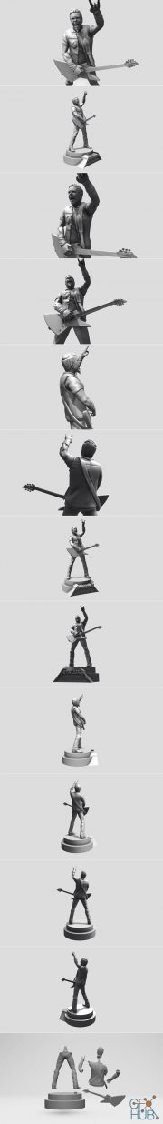 James Hetfield Metallica – 3D Print