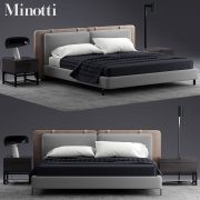 Bed Tatlin Soft by Minotti