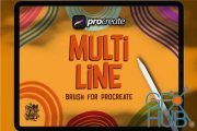 Dansdesign Multiline Brush Procreate