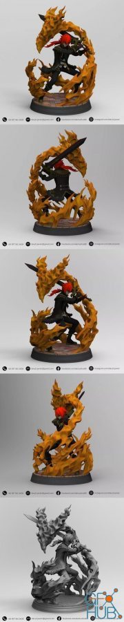 Genshin Impact - Diluc – 3D Print