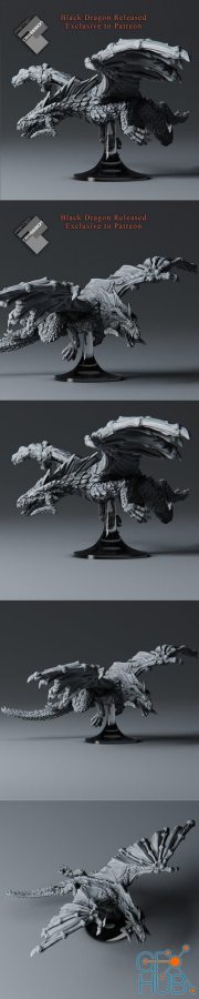 Black Dragon – 3D Print