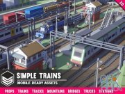 Unity Asset – Simple Trains – Cartoon Assets