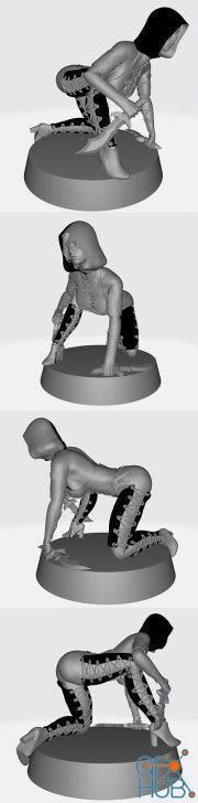 Assassin Pose – 3D Print