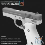 Gumroad – Basic Pistol Modelling with Edon Guraziu
