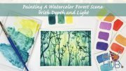 Skillshare - Painting A Watercolor Forest Scene with Depth and Light