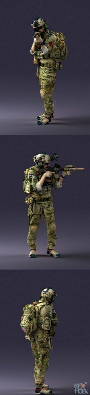 Soldier 0722 3D Scan