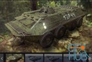 Unreal Engine Marketplace – [Functional] 6 Versions APC Military Vehicle