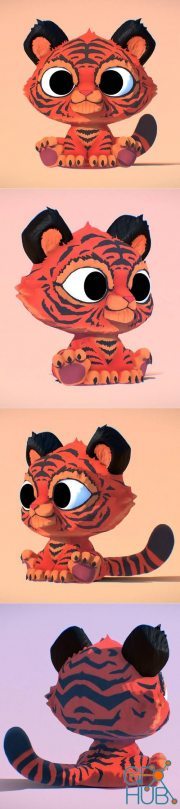 Tiger Cub – 3D Print