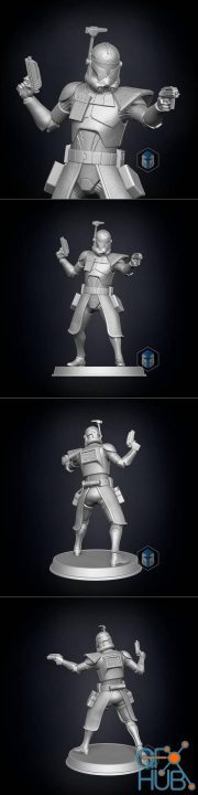 Captain Rex Figurine - Guardian – 3D Print