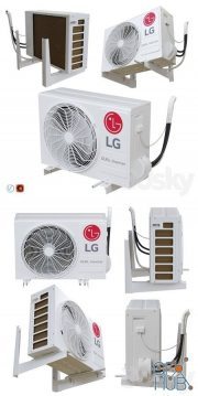 LG – P12SP external air conditioning unit
