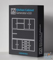 Gumroad – Kitchen Cabinet Generator v3.0 3ds Max 2016-2022