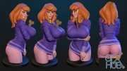 Cartoon lady – 3D Print