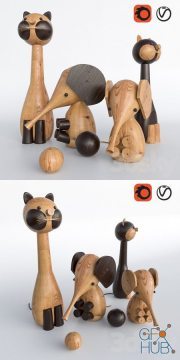 Toys made of wood