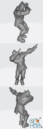 Fortnite Inspired Thanos Dab – 3D Print