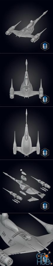 Mando's N-1 Starfighter – 3D Print