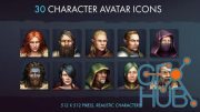 Unreal Engine – Character Avatar Icons - Fantasy