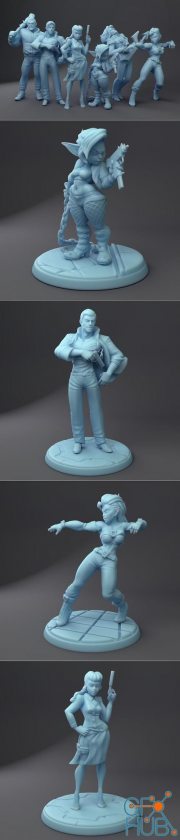 Twin Goddess Miniatures January 2022 – 3D Print