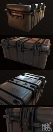Sci fi Ammunition Box PBR