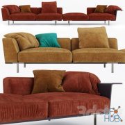 Gregor modular sofa by Molteni&C