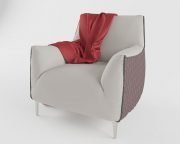 Modern soft armchair