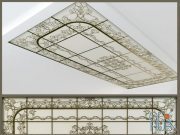 Ceiling stained glass (max 2011, fbx)